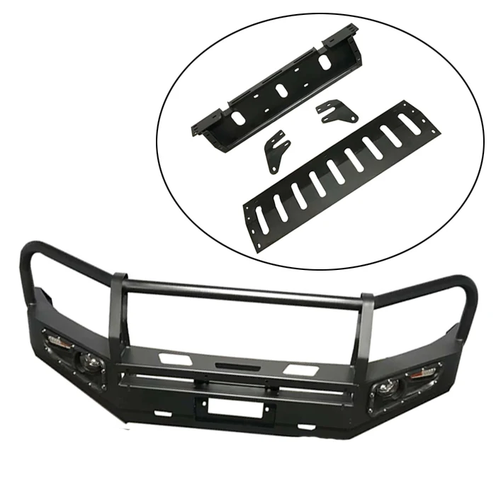 High Quality LC120 Front Bumper For Land Cruiser LC120 2002-2009 Rolled Steel Bumper