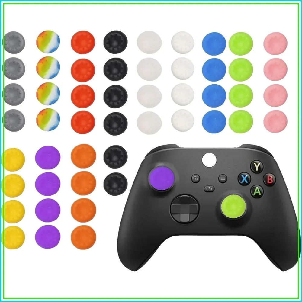 50 PCS Silicone Thumb Grips for Controllers