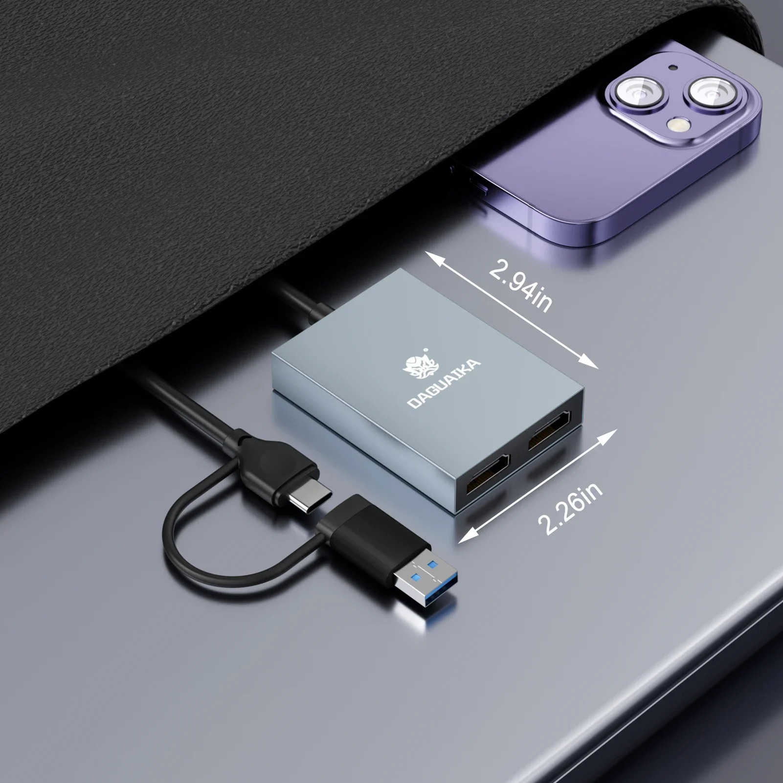 Док-станция Displaylink с USB C на HDMI, 1080P