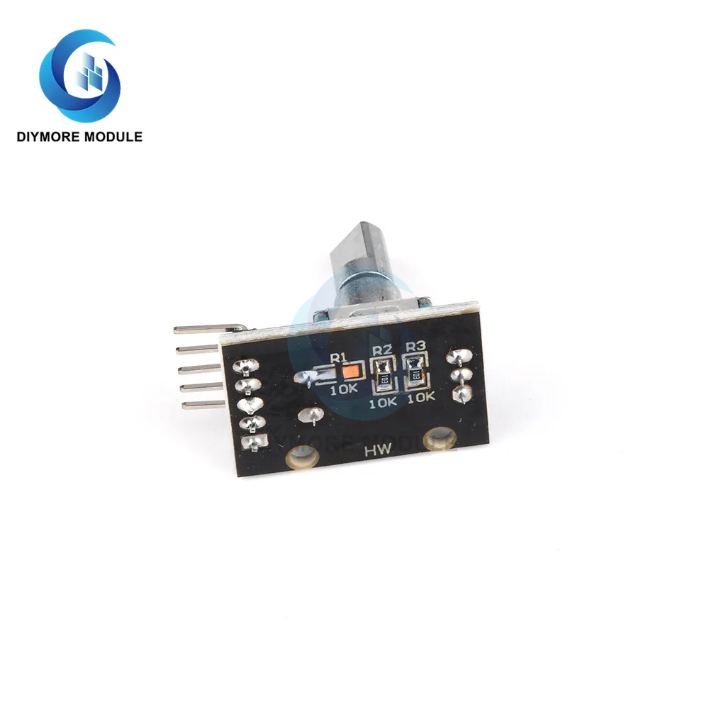 5PCS/Lot KY-040 Rotary Encoder Module with 15x16.5 mm Potentiometer Rotary Knob Cap for Arduino