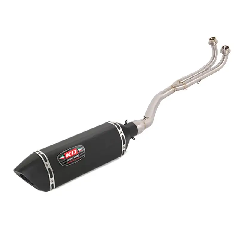 For Yamaha TMAX 500 2001-2007 Slip On Exhaust System Header Link Pipe Connect 51mm Motorcycle Muffler DB Killer Stainless Steel