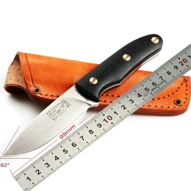 Trskt USA R.W Loveless Survival Knife Camping Kitchen Rescue Pocket Hunting  Knives AUS-10 Blade Leather Sheath Dropshipping - AliExpress