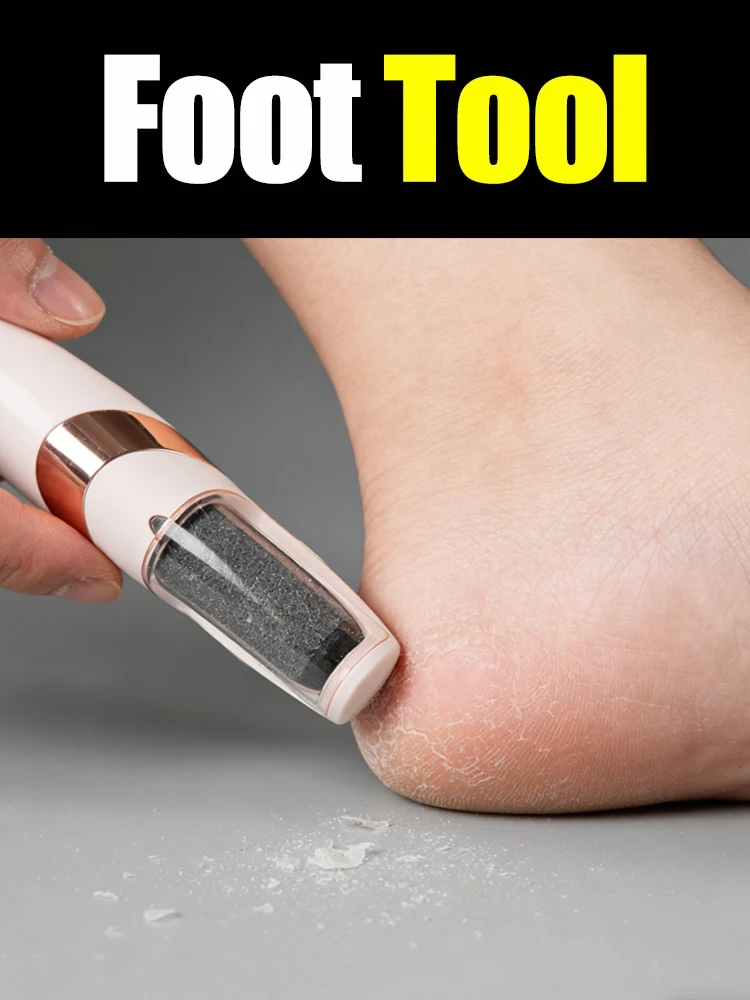 Elektrische eeltverwijderaar voor voeten, oplaadbare voet exfoliator voetscrubber pedicure gereedschap, unisex, gratis verzending. - afbeelding 2