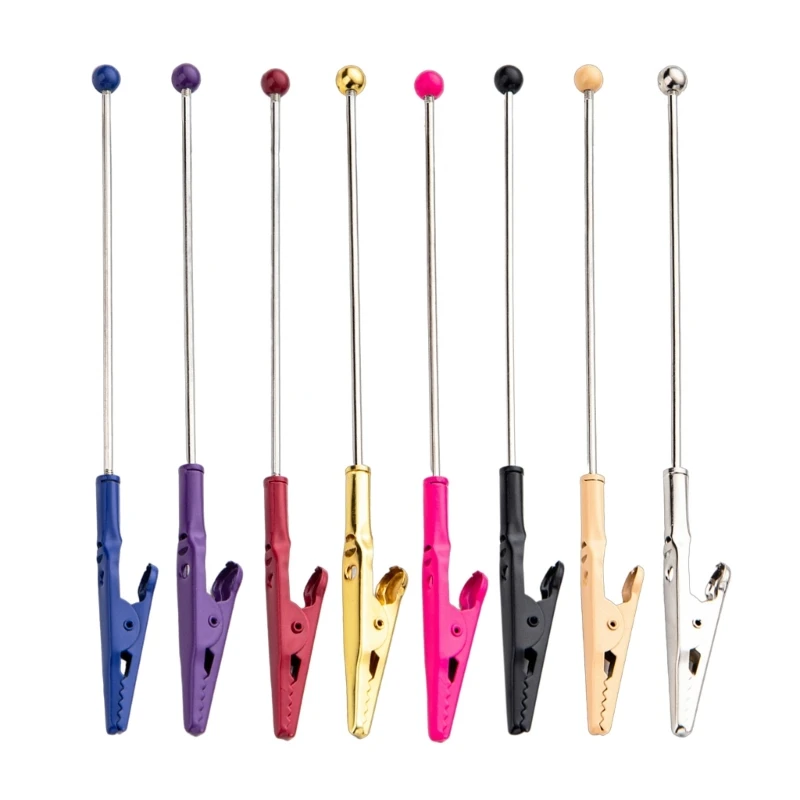 4/8Pcs Note Photo Clip, Metal Clip, Long-Tailed Clamp