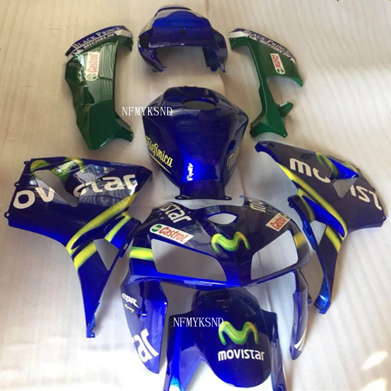 

Green/Blue Motorcycle Injection ABS Plastics Fairings fit For Honda CBR600RR 2005 2006 Year 05 - 06 CBR600RR Body parts