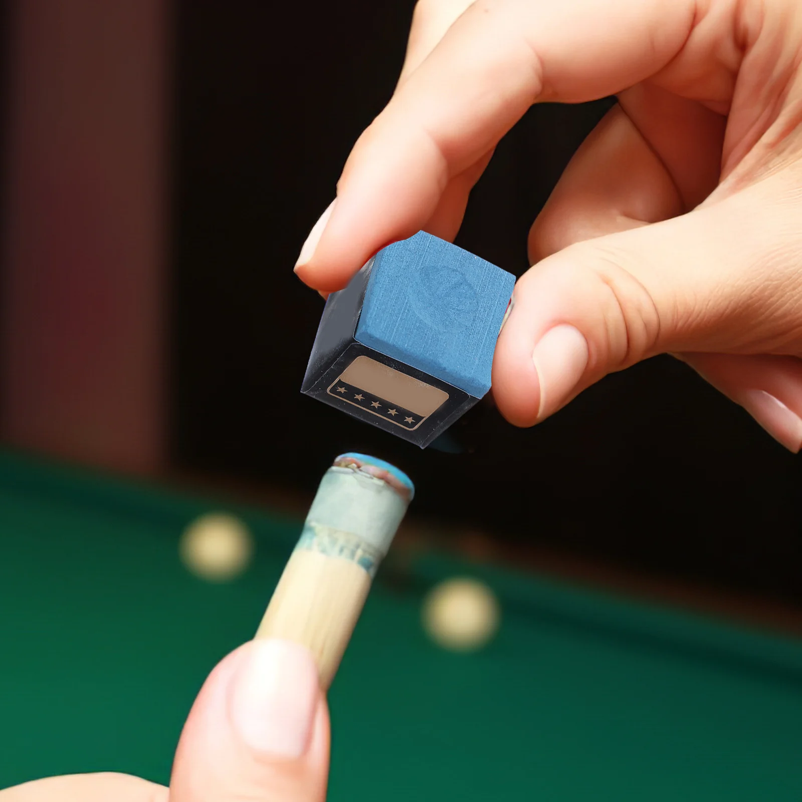 

24 Pcs Pool Cue Chalk Cubes Billiard Accessories Table Chocolate Powder Stick Steam Easy Use Practical Excellent