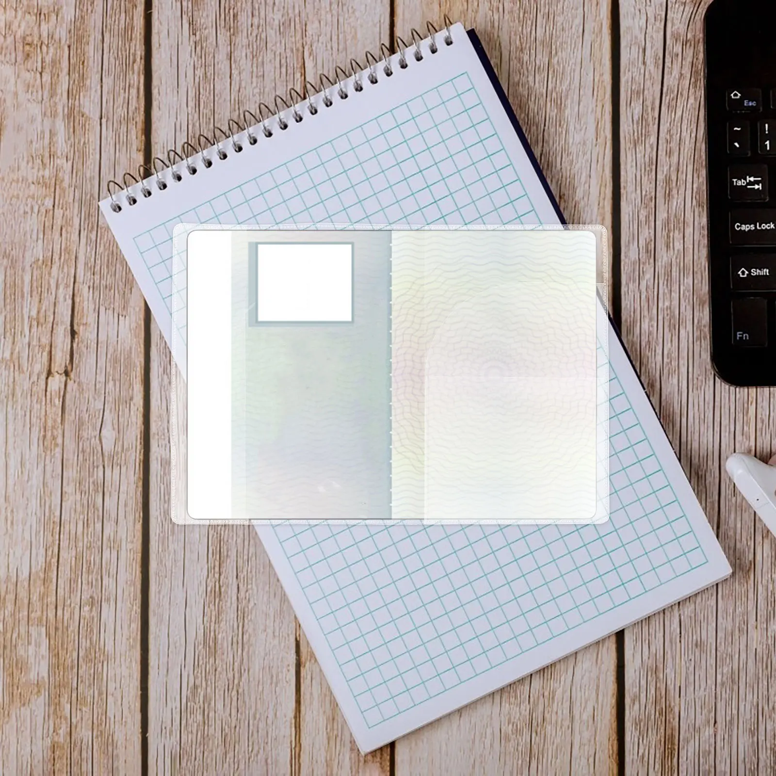 

5pcs Clear Passport Holder Waterproof Travel Document Organizer Transparent Protector Sleeves For Home Business Pvc Card Cover