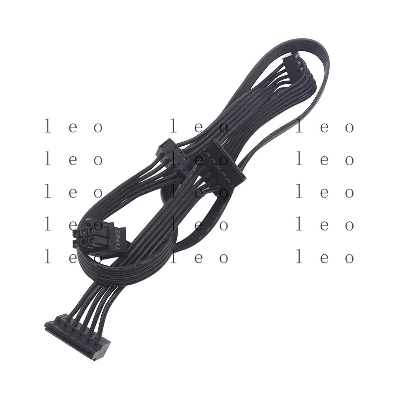 AA  for  Original Corsair Only 6 PIN to 4 SATA Modular Cable