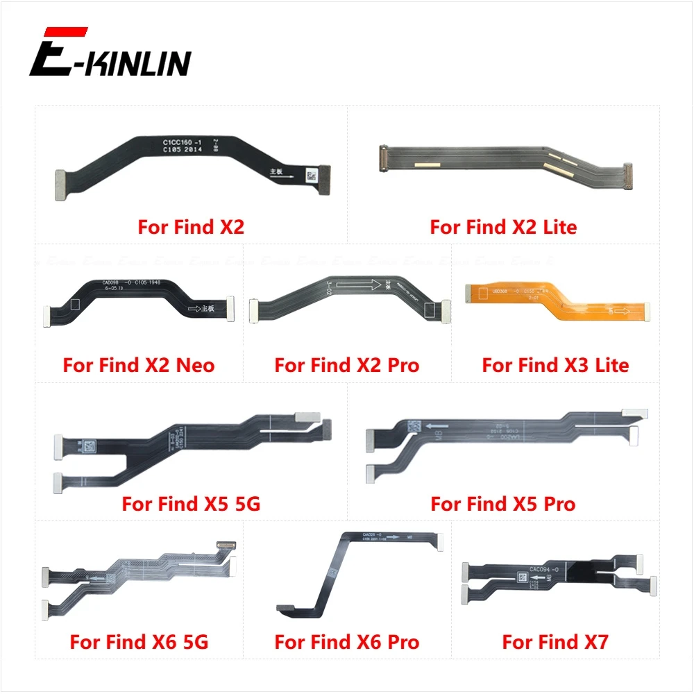 Main Board Motherboard Connect LCD Flex Cable For OPPO Find X X2 X3 X5 5G X6 X7 Lite Neo Pro