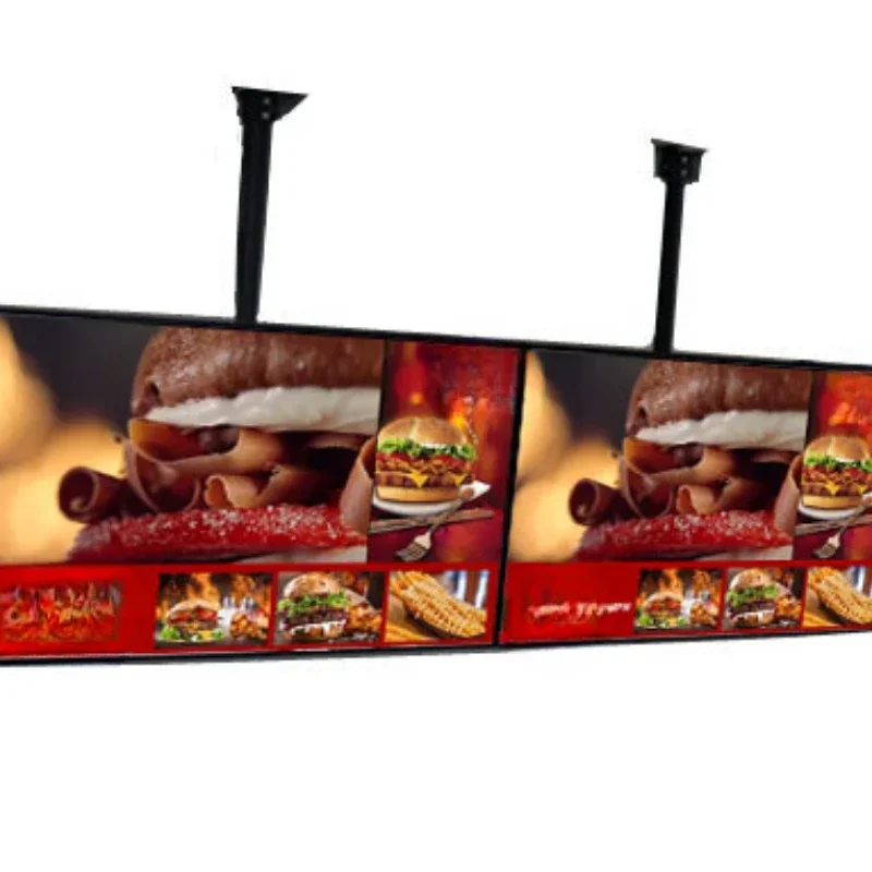 43inch 700nits Digital Menu Board  Wall Hanging LCD Display Advertising screen Menu Poster for Restaurant cafe