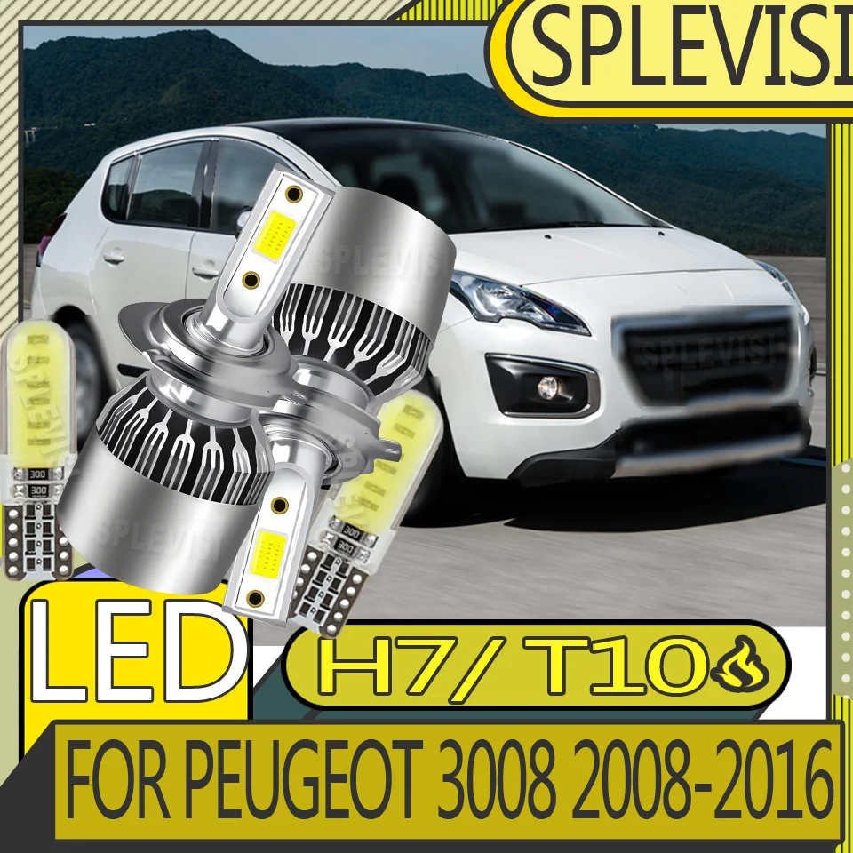 

High Lumen Long Lifespan Low Energy Plug and Play LED Headlight For Peugeot 3008 2008 2009 2010 2011 2012 2013 2014 2015 2016