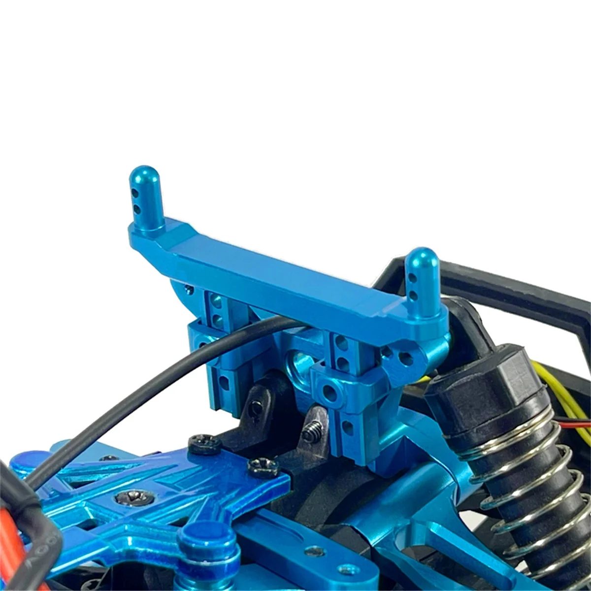 BAAA-سبائك الألومنيوم الأمامي والخلفي الجسم جبل آخر ل SCY 1/16 16101 16102 16103 16101PRO RC ترقية أجزاء السيارة الأزرق السماوي