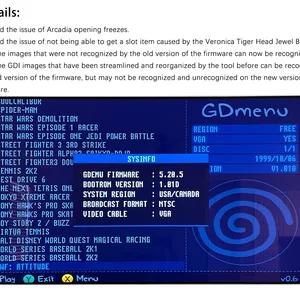 Gdemu v5.20 versão mais recente placa de simulação de unidade óptica para sega dreamcast gdu dc va1 console extensão sd v5.20.5 8 principais vendas fonte para dreamcast - №6