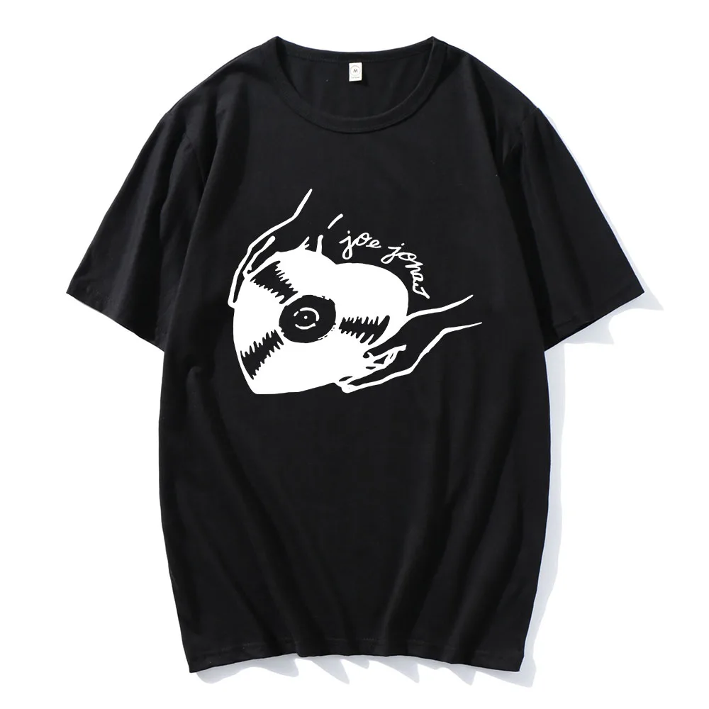 القلب تي شيرت مُسجل المغني جو جوناس تي شيرت مطبوع كم قصير س الرقبة تي شيرت موضة 2025 جديد تي شيرت نمط الملابس #1