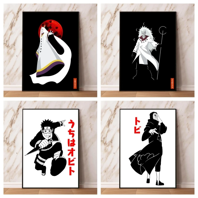 

Poster and Painting Naruto Uchiha Obito Picture Print Wall High Quality Art Modular Prints Children's Bedroom Decor Modern Home