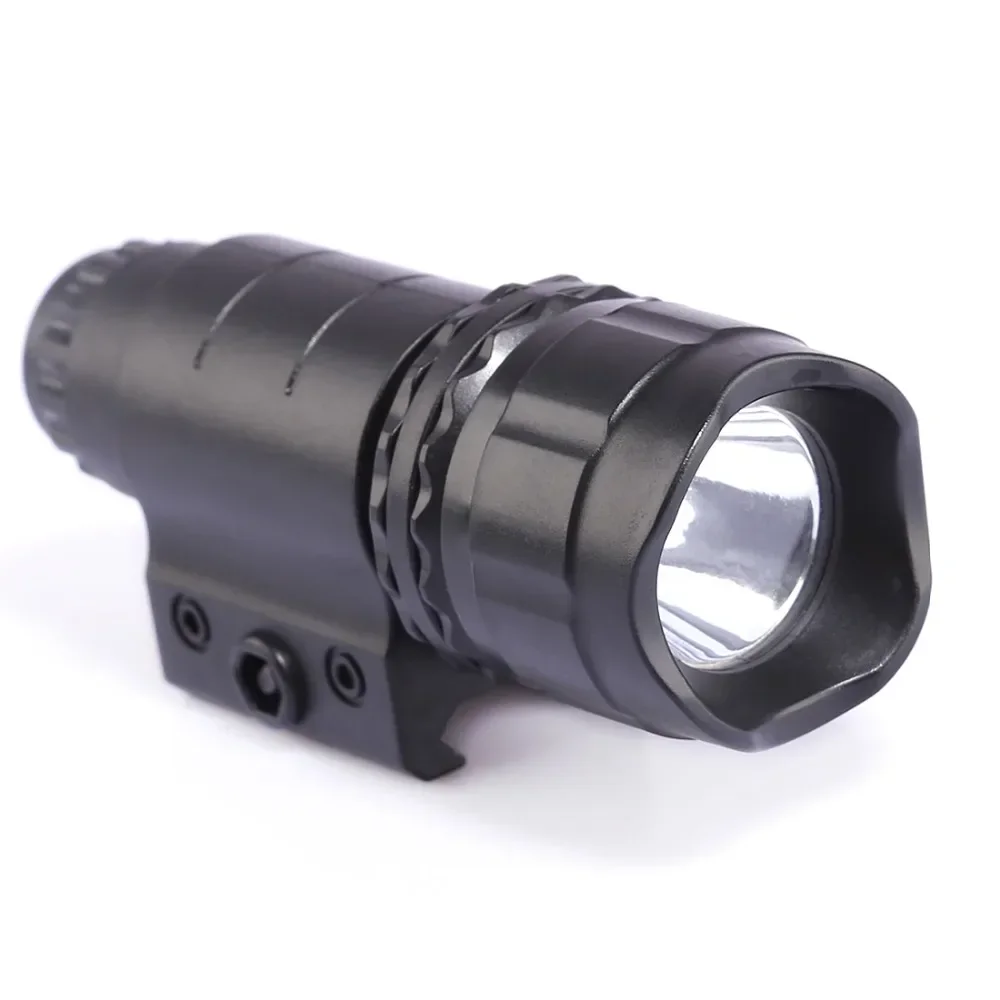Jinming-linterna táctica de plástico LED de luz blanca de alto brillo para piezas de decoración de tubo frontal negro Nerf