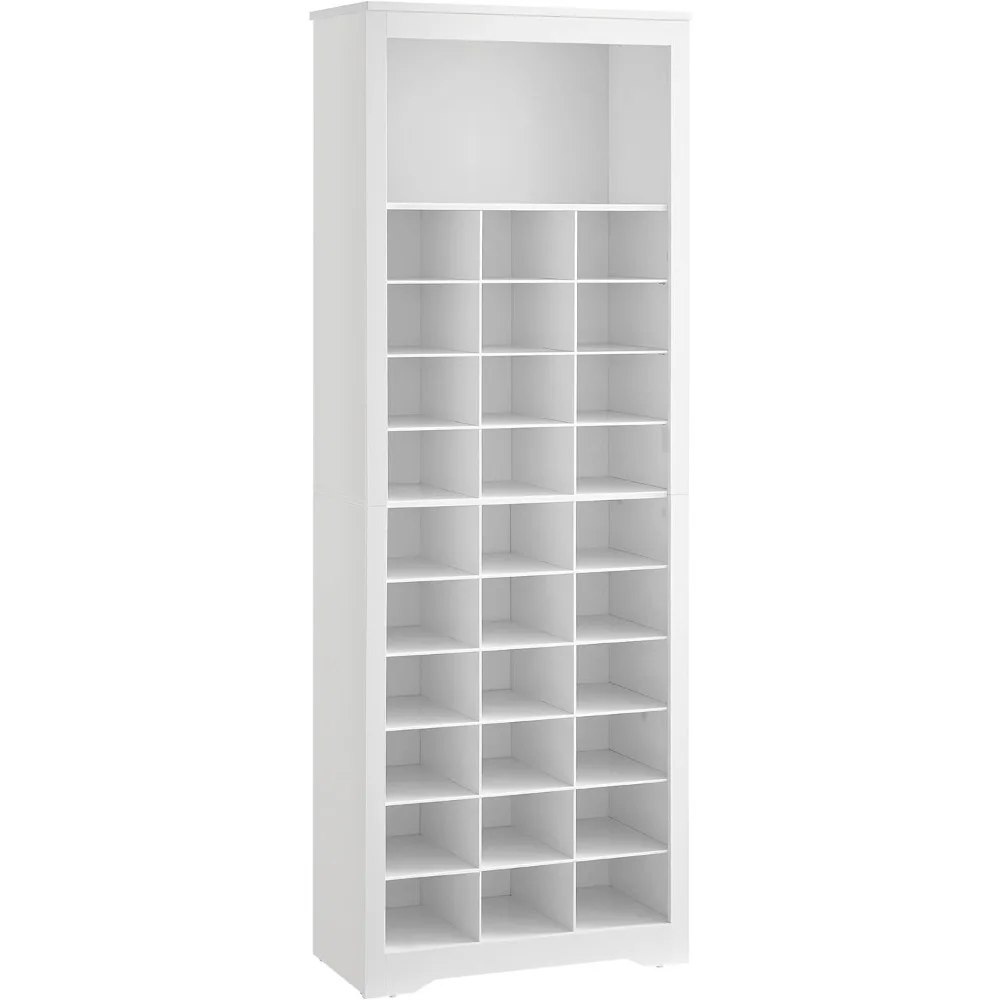 Shoe cabinet, 10 layer shoe rack organizer, can accommodate up to 30 pairs of shoes, 12.6 x 24.8 x 73.6 inches