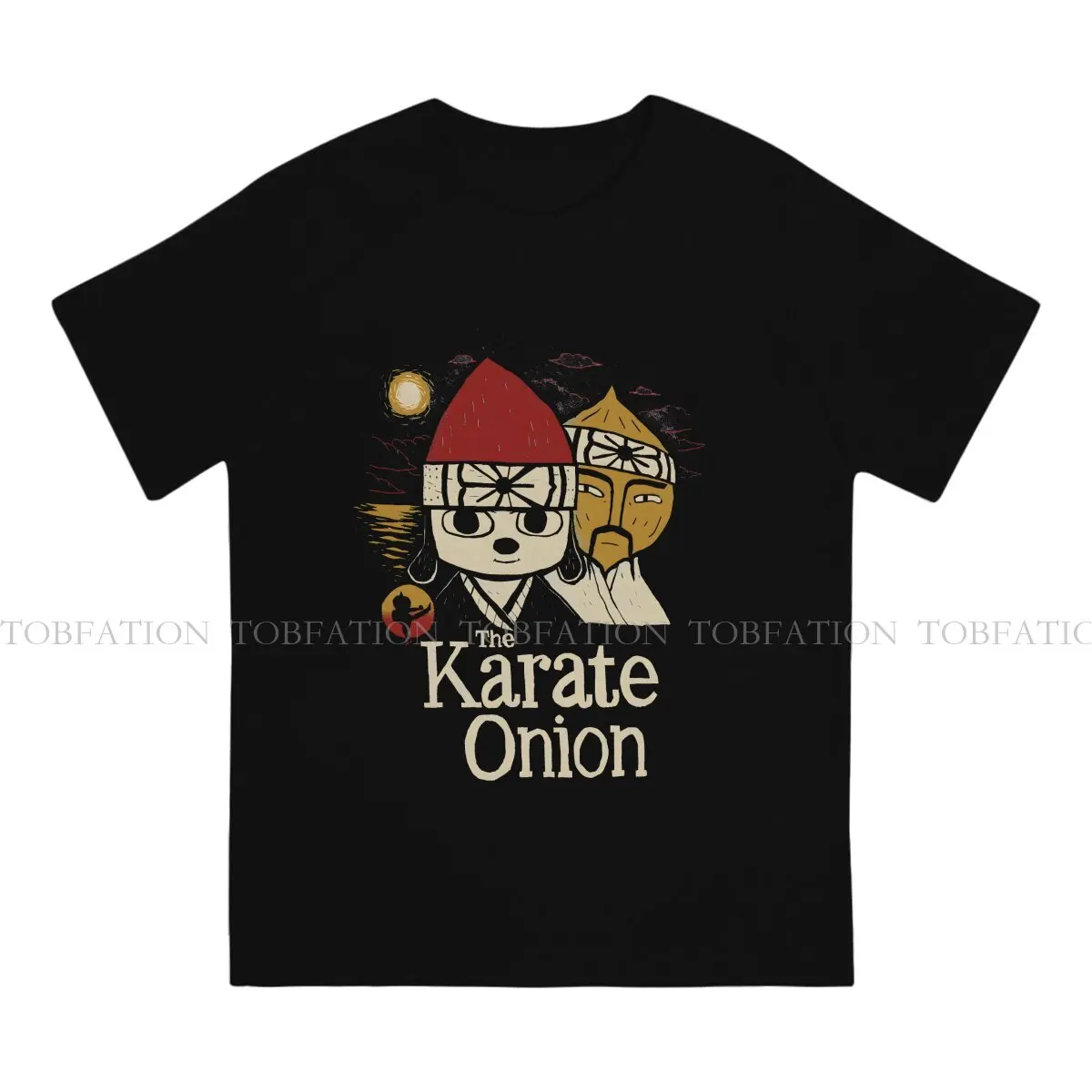 The Karate Onion Fashion TShirts Parappa The Rapper Male Harajuku Pure Cotton Streetwear T Shirt Round Neck