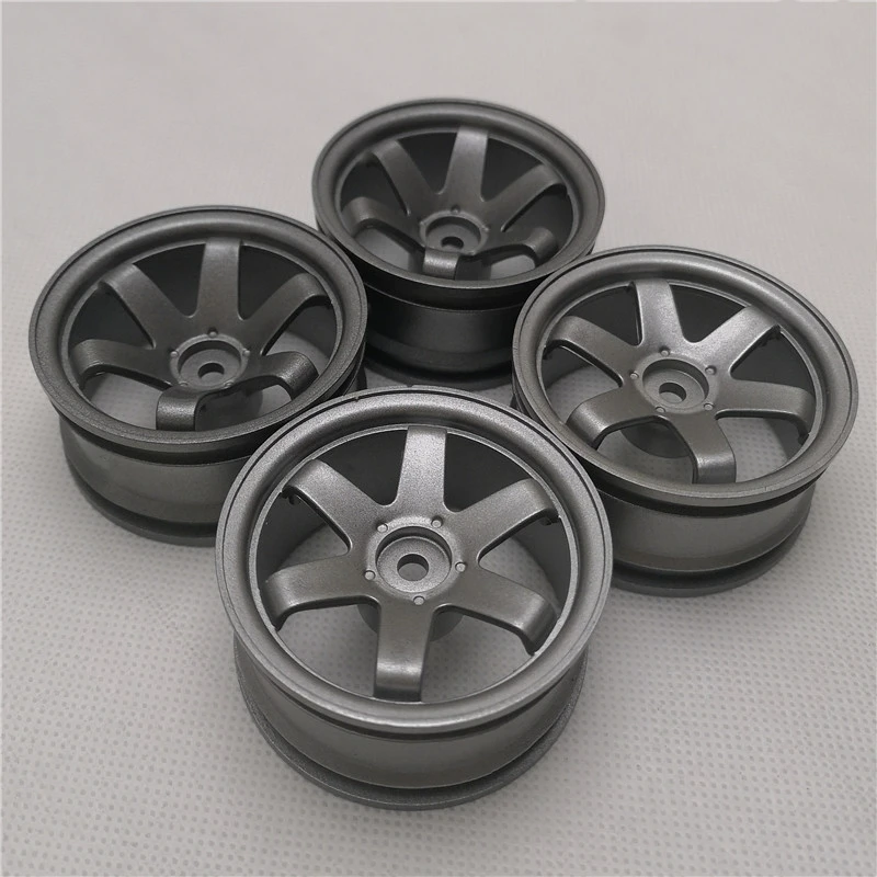 4pcs 3/6/9mm Offset RC Car 1/10 Scale Plastic Wheels Rims Drift On road Touring Model Hobby