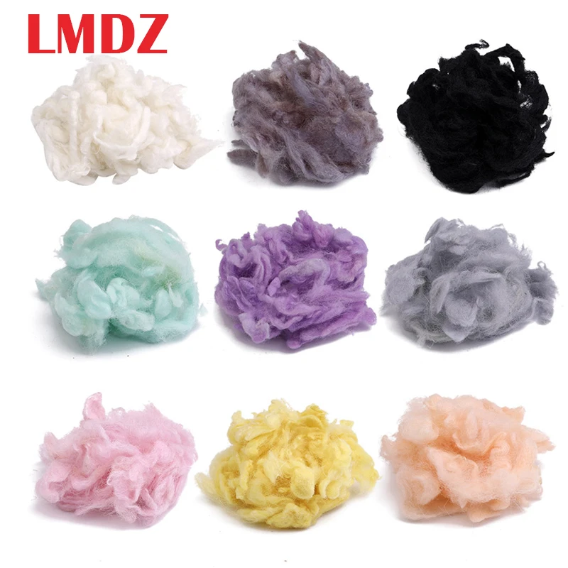 

LMDZ 18 Colors 10g/30g/50g Alpaca Curly Fiber for Wool Felt DIY Especially for Poodle/Bichon and Sheep Handmade Process