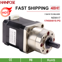 1PCS Nema 17 17HS6401S-PG Extruder Gear For 3D Printer Stepper Motor Ratio Optional Planetary Gearbox Step 42 Motor Geared