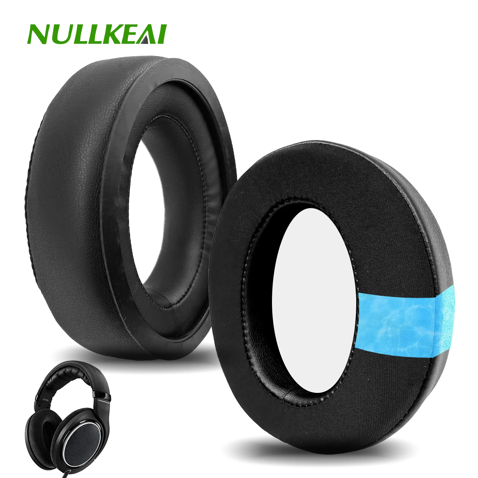 Nullkeai Replacement Ear Cushion for Sennheiser HD599 HD599SE HD598 HD595 HD579 HD569 HD559 HD558 HD55 HD515 HD518 PC37X PC38X