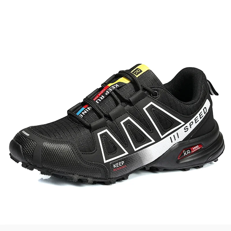 Fashion Men Lockless Cycling Shoes Mountaineering Cross-Country Anti-Collision Outdoor Casual Shoes Casual Sports Casual Shoes