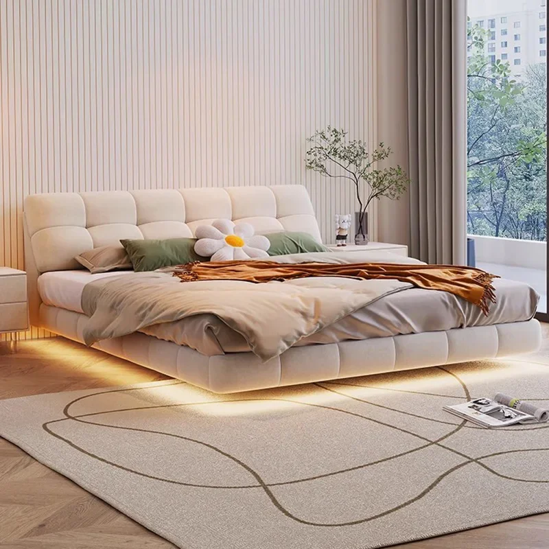 

Princess Portable Bed Sleeping Platform Travel Luxury Loft Queen Modern Bed Girls Design Tatami Cama Lounge Suite Furniture