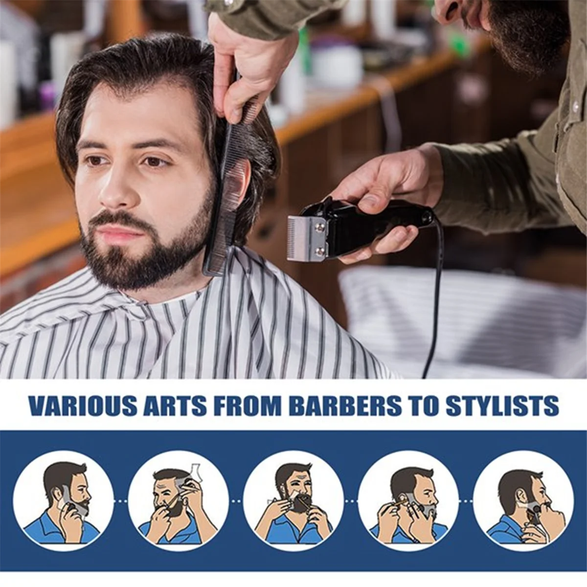 A03R Beard Trimmer Attachment for Series 3 BT32 Electric Razors 1/2/3/5/7/9mm Replacement Shaver Guide Combs