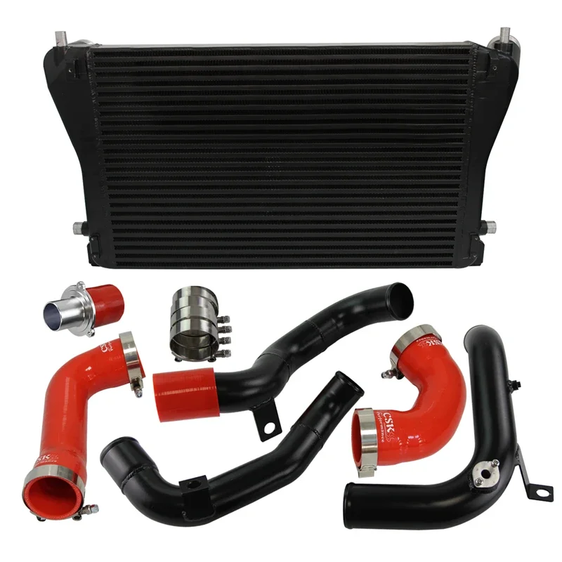 Front Intercooler & Charge Pipe Kit Fits for Audi A3 S3 VW Golf R GTI MK7 Seat Leon 5F Skoda Octavia 5E 1.8T 2.0T EA888