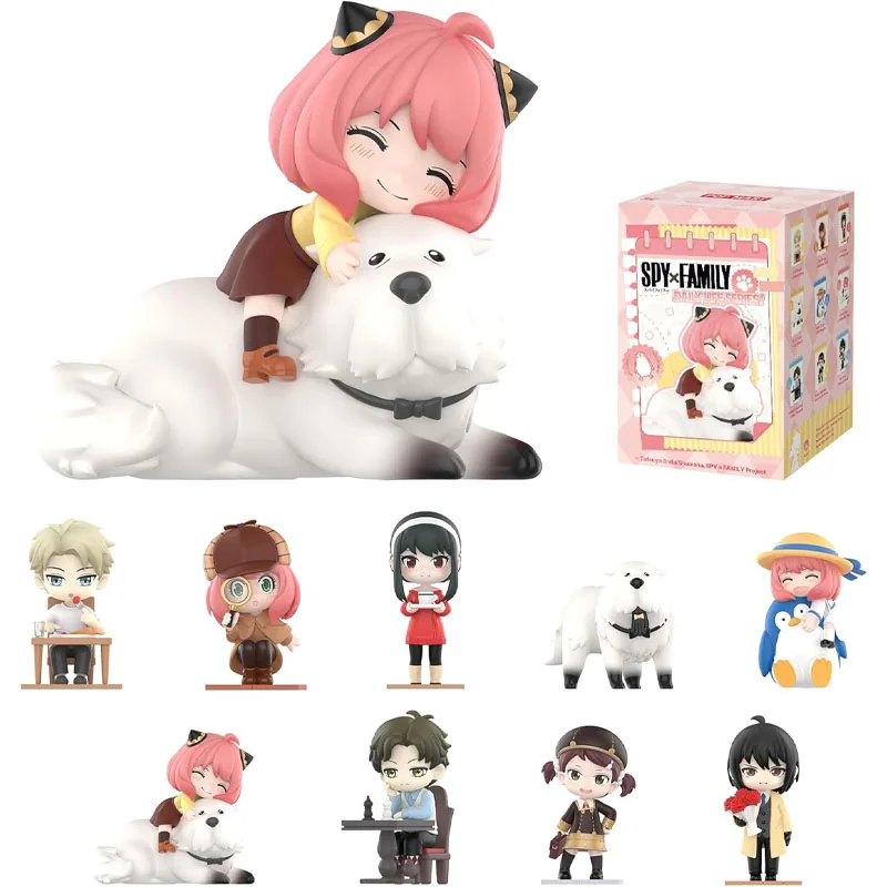 

New Hot Selling Spot Genuine Popmart Spy House Daily Ania Second Bullet Figurine Surprise Blind Box Decoration Collection Gifts