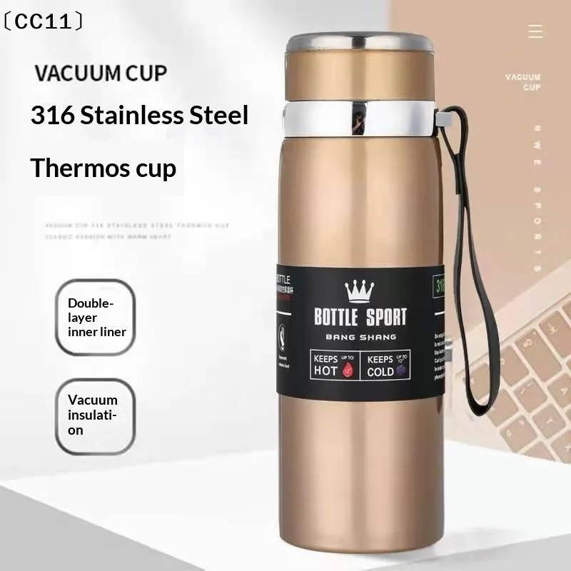 800ml/1000ml Thermal Bottle Cold Hot Water Bottle Thermos Water Tea Coffee Vacuum Flasks Stainless Steel Thermos Bottle〔CC11〕