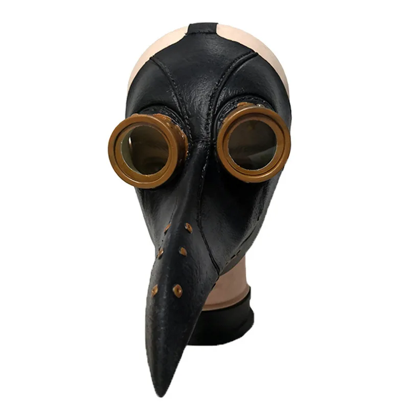 New Bird Beak Crow Mask Halloween Latex Plague Doctor HeadgearcosplayParty prank props
