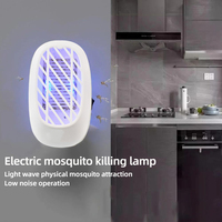 US EU Plug Mosquito Killer Lamp UV Light Fly Zapper Insect Killer Repellent Bedroom Outdoor Anti Mosquito Trap Mosquito Killer