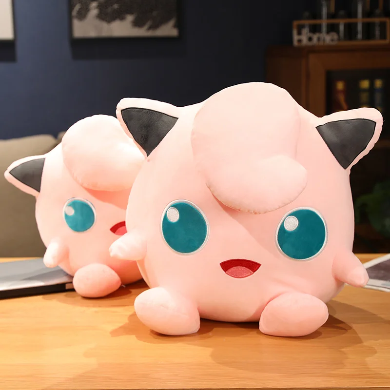 30-65cm Big Pokemon Plush Toy Cartoon Anime Jigglypuff Plush Doll Kawaii TAKARATOMY Stuffed Pillow Kids Birthday Christmas Gift