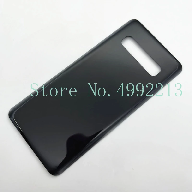 For Samsung Galaxy S10 Plus G975 Back Battery Cover For S10 G973 S10E S10plus Glass Rear Housing Cover Adhesive Replace Case