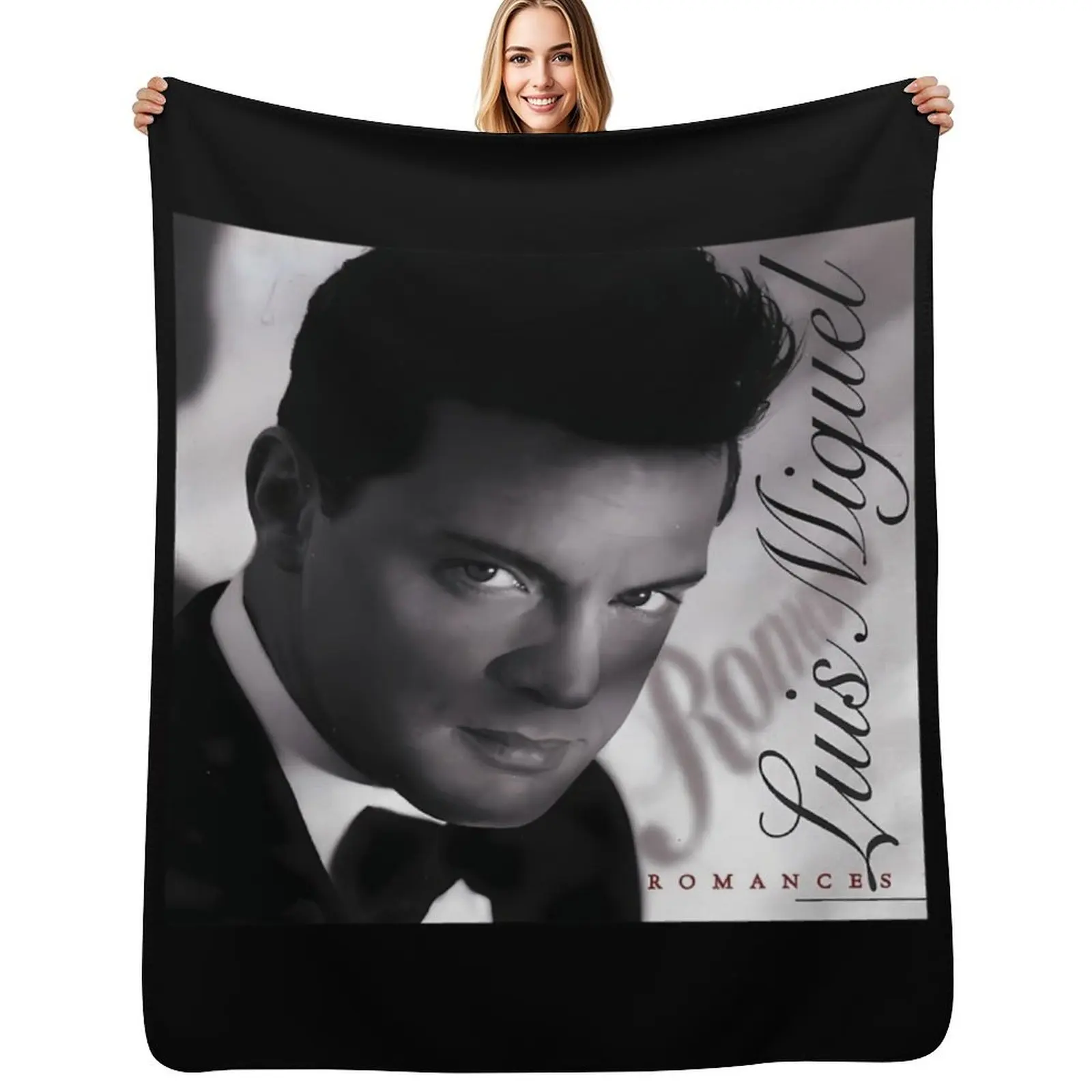Luis Miguel Album Romance Manta ligera y cálida para uso en interiores y exteriores