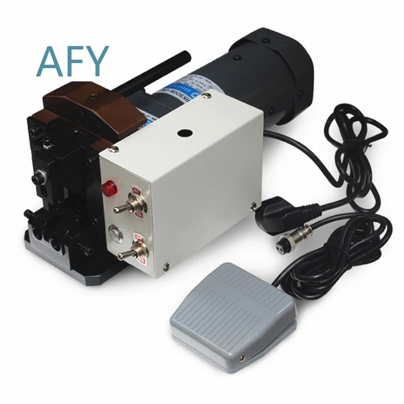 Automatic Network Cable Crimping Tool for RJ45 Connectors Terminal Crimper Machine 220V Ethernet Cable Crimping Device LAN