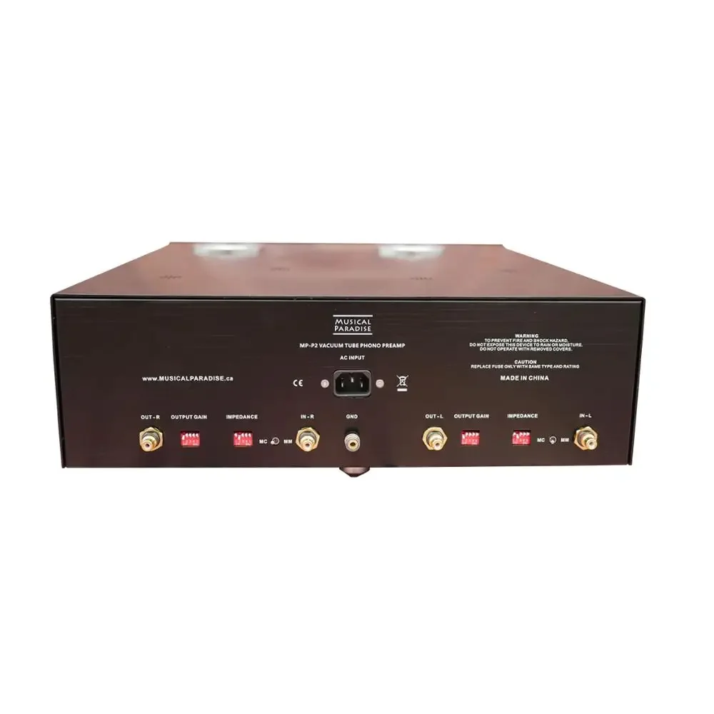 뮤지컬 파라다이스 MP-P2 MM MC 튜브 포노 프리 앰프, 튜브 포노 프리앰프, MM 55dB (최대), MC 100dB (최대)