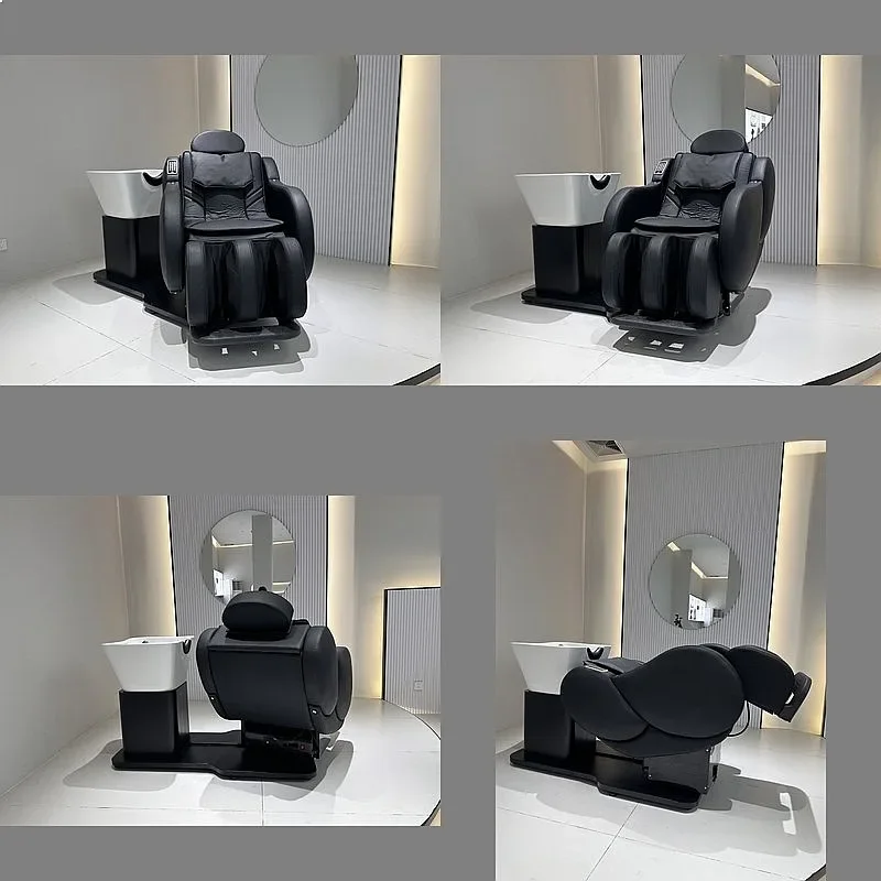 B80 Electric Smart Massage Shampoo Bed Hair Salon Rotating Head Spa Ceramic Massage Bed