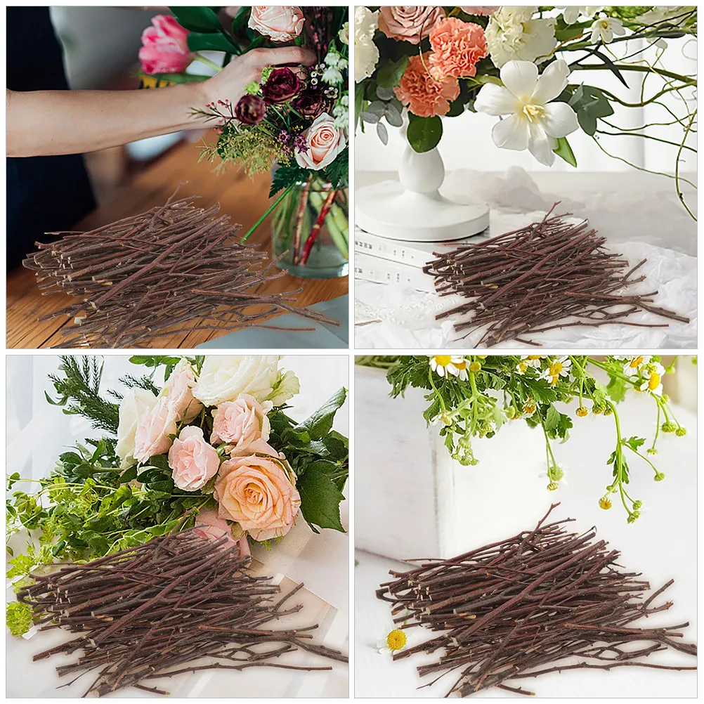 1 Bundle Natural Birch Branch Decoration Material Handmade DIY Wood Sticks for Crafts Wedding Party Rustic Home Decor Twigs