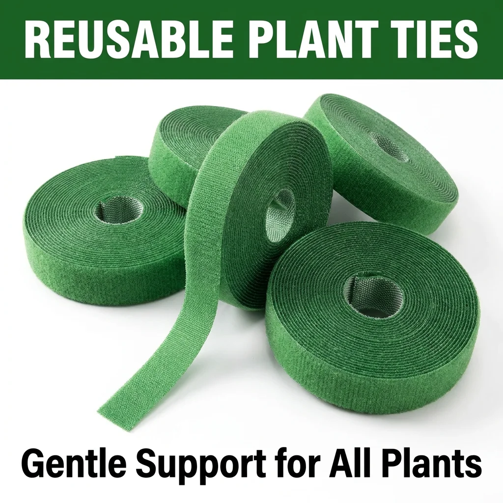 Reusable Magic Plant Ties Self-Adhesive Binding Bands Garden Supplies for Plant Stems And Greenery Back-to-Back Cut-to-Length