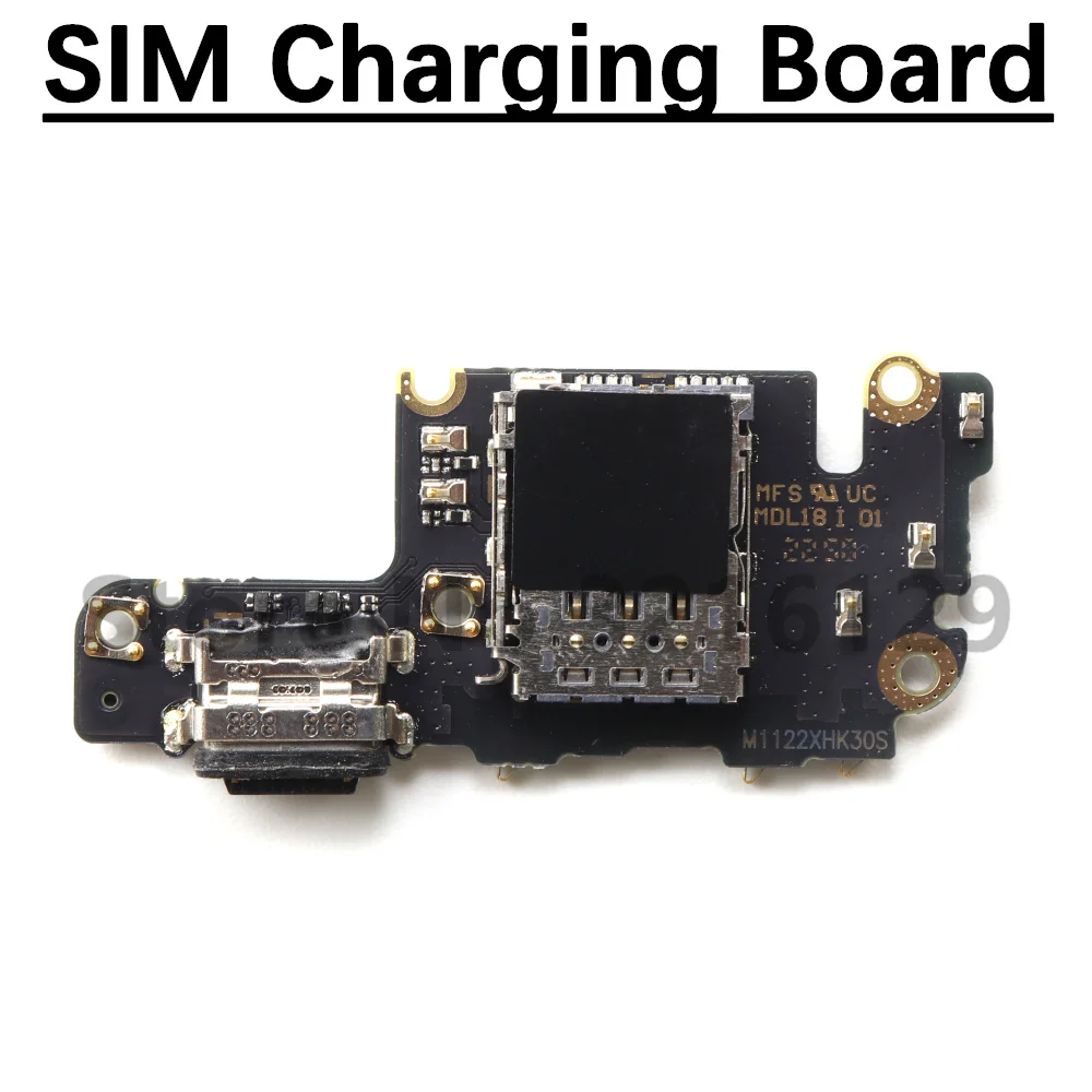 SIM Card Charging Port Board For Xiaomi Mi 10T Pro LoudSpeaker Earpiece Speaker Fingerprint Sensor Off On Motherboard Flex Cable