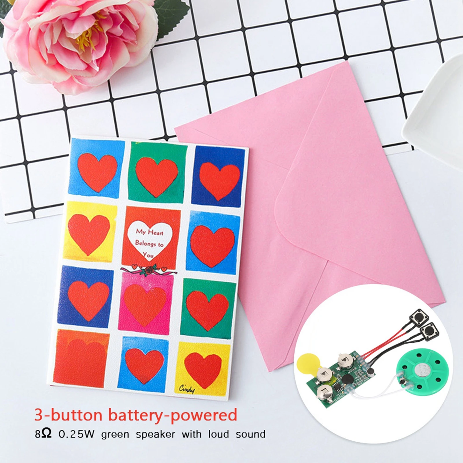 DIY Greeting Card Chip 120 Seconds Recordable Voice Sound Chip Module Recordable Greeting Card Chip Recordable Voice Module
