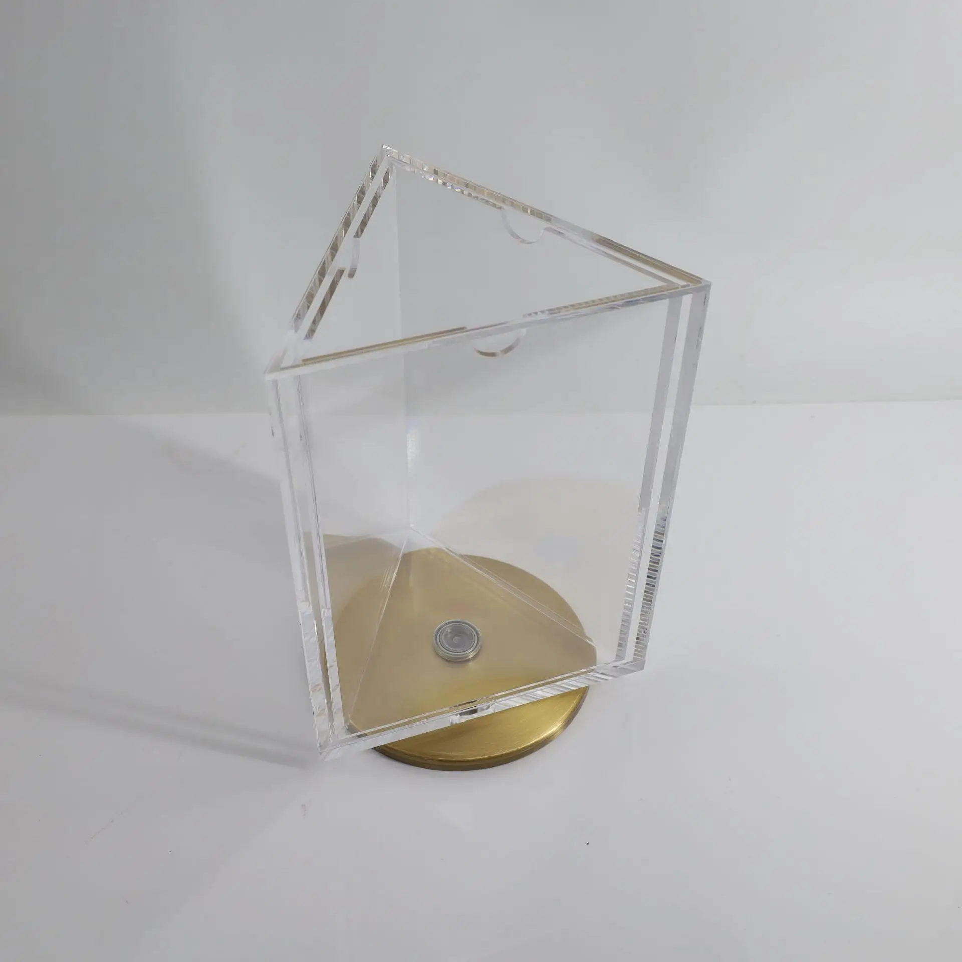 

Transparent acrylic dining table brand customizationManufacturer processing bar hotel three-sided rotating wine