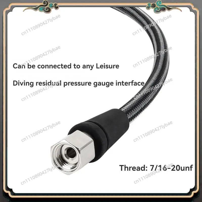 Premium Diving High Pressure Regulator Hose Professional Woven Flexible Safe Scuba Diving High Pressure Hose