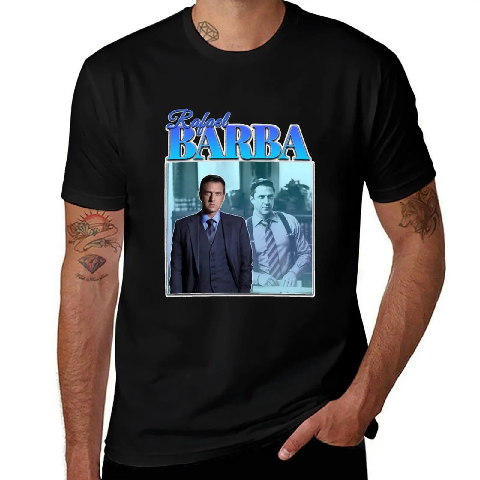 Rafael Barba 90s Inspired Vintage Homage Classic T-Shirt Halloween Theme T-Shirt