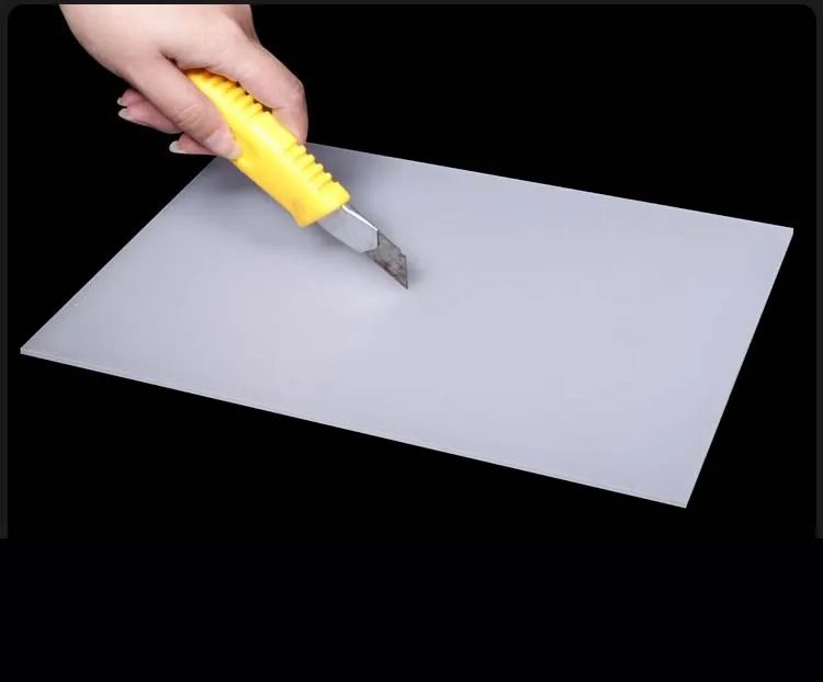 Frosted Cast Milky Matte PS Diffuser Board Sheet High Transmittance LED Lighting Diffusion Cover Sheet Thick0.5/0.8/1/1.5/2/3mm - Image 4