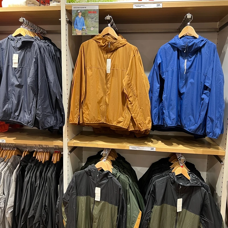 

ex Portable Anti-Uv Hat Jaet Waterproof ket Sunscreen Clothing Stand Fit Long Sve Zipper Closure Color