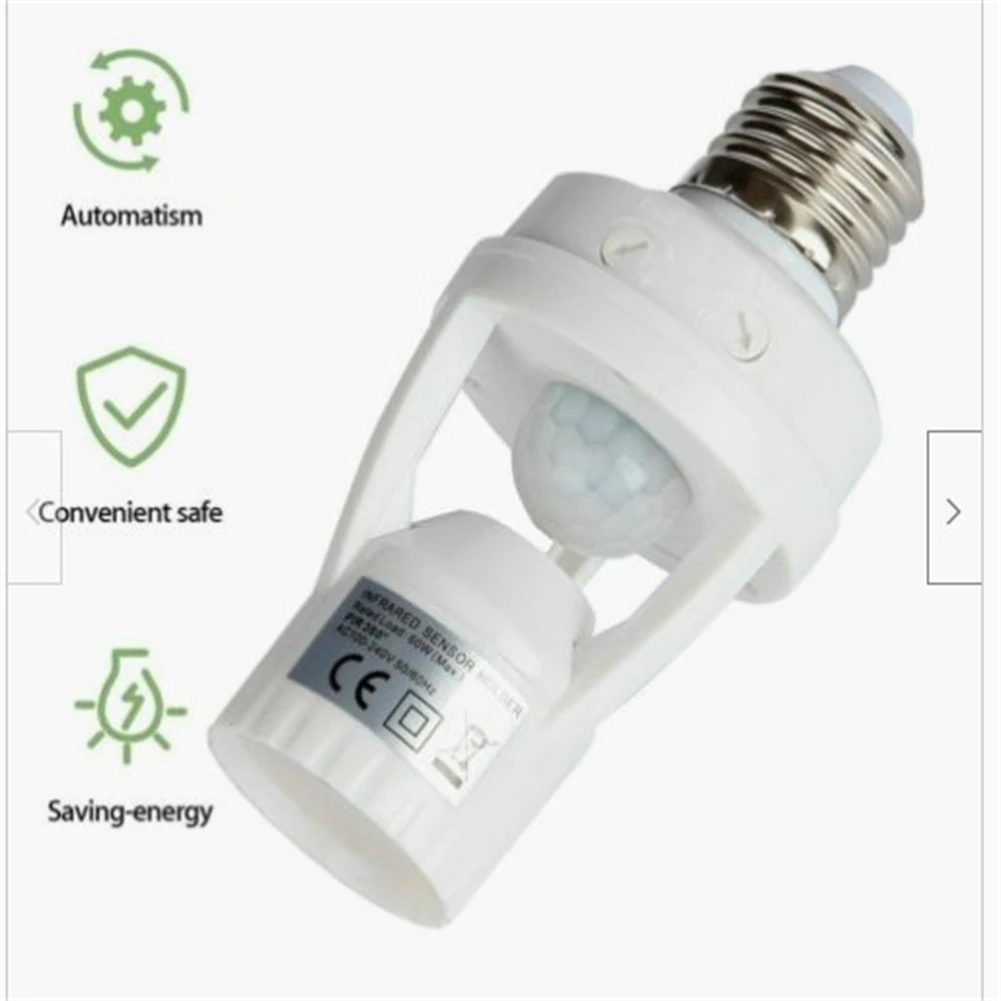 lampada led titular sensor de movimento infravermelho pir interruptor soquete fit para familias e escritorios 110 v 220v e27 01